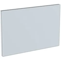 Geberit Abdeckplatte Omega 115082SI1 weiß / Glas, Zinkdruckguss
