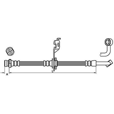 METZGER AUTOTEILE Bremsschlauch 4110452 für KIA