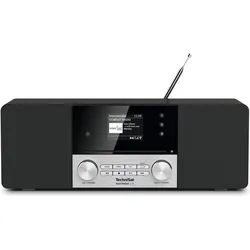 TechniSat DigitRadio 3 IR (DAB+, FM, Internetradio, Bluetooth, WLAN), Radio, Schwarz