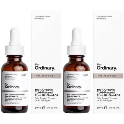 The Ordinary 100% Organic Cold-Pressed Rose Hip Seed Oil x2 2x30 ml Hautöl