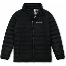 COLUMBIA Kinder Jacke Powder Lite Boys Jacket, Größe S in Schwarz Schwarz