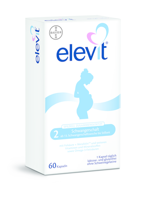 Bayer Vital GmbH ELEVIT 2 Schwangerschaft Weichkapseln 60 g 11865950