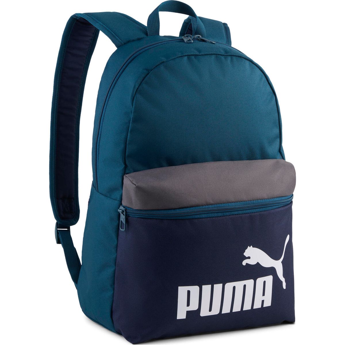 Puma Phase Color Block Backpack midnight petrol-moody gray (11) OSFA 091175-11-OSFA