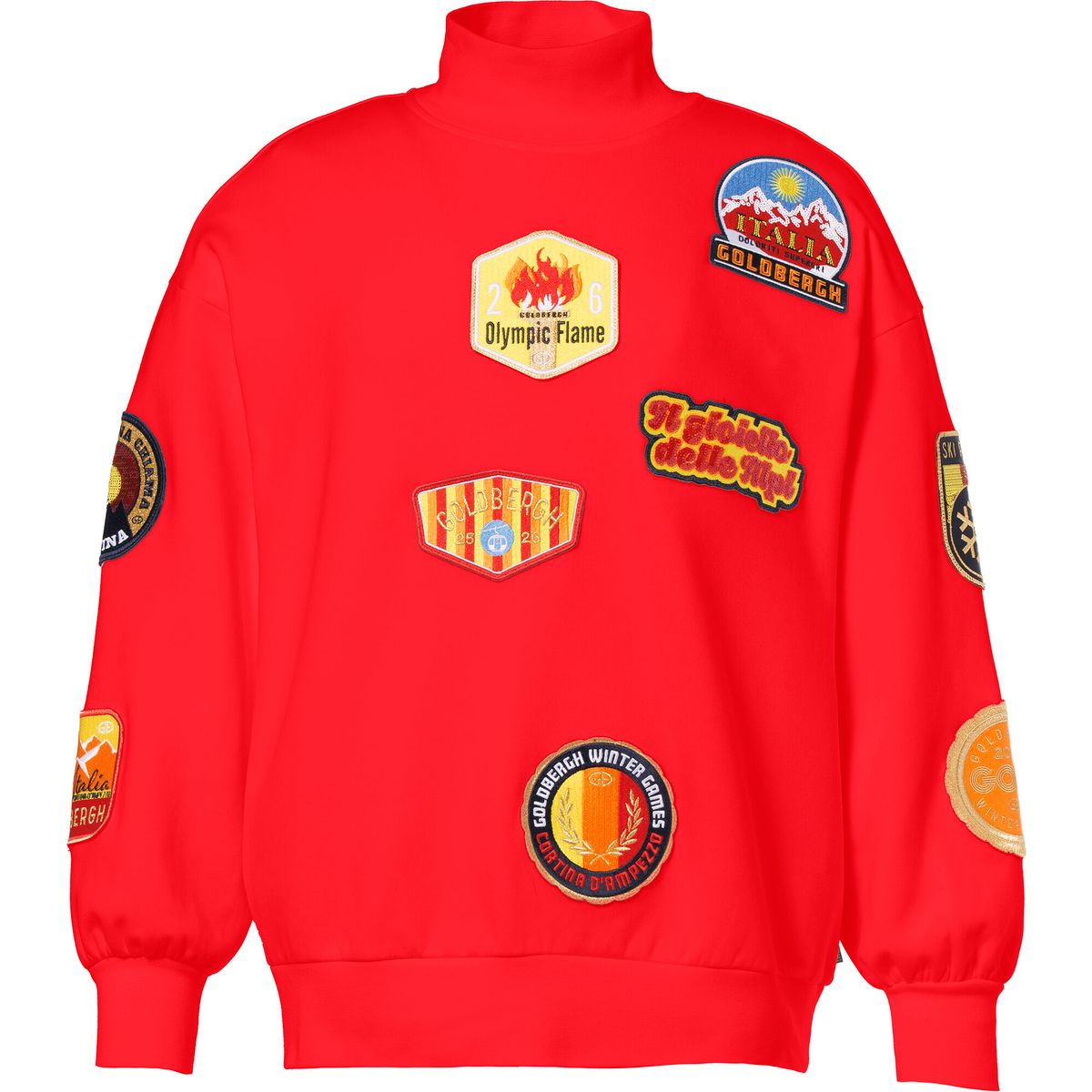 Goldbergh Roma Turtle Neck Sweater flame (4460) L GB38022254-4460-L
