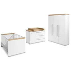 Paidi Babyzimmer-Set Kira 4tlg. Dekor Weiß
