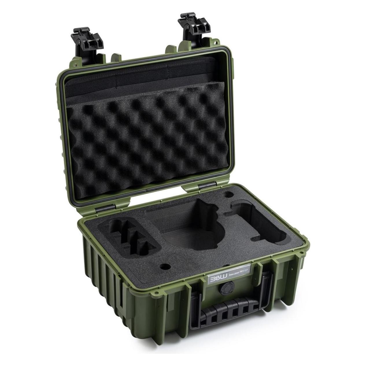 B+W Drone.case PP.117.Flip - bronze green (Drohnen Koffer) (PP.117.BG.Flip)