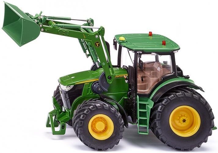 SIKU Tractor John Deere 7310R con pala + aplicación Bluetooth