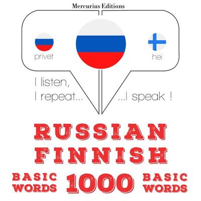 1000 essential words in Finnish - JM Gardner, Audio, 9782821130203