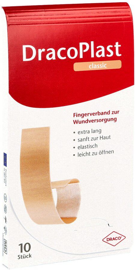 Dracoplast Fingerstrips 2x12cm elastic 10stk