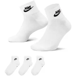 3er Pack NIKE Everyday Essential Ankle Socken 101 - white/black 46-50