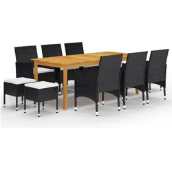vidaXL, Gartentisch + Balkontisch, Garten-Essgruppe (200 x 90 x 74 cm)
