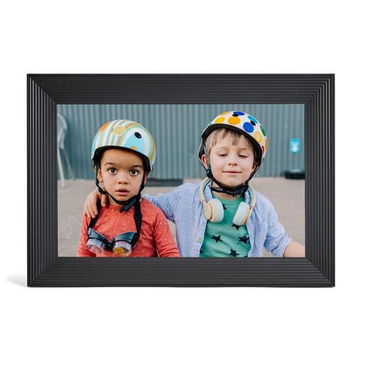 Aura Frames AF905 Photoframe Carver, Gravel 25,4cm (10") Digitaler Bilderrahmen