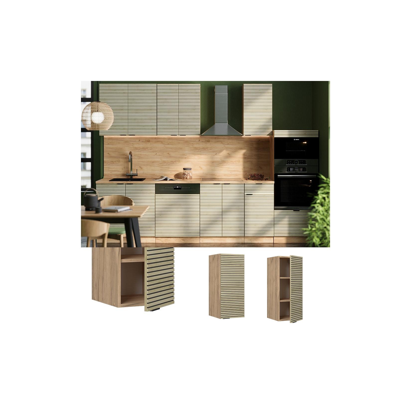 Vicco Hängeschrank Fame-Line Eiche gefräst 30 cm