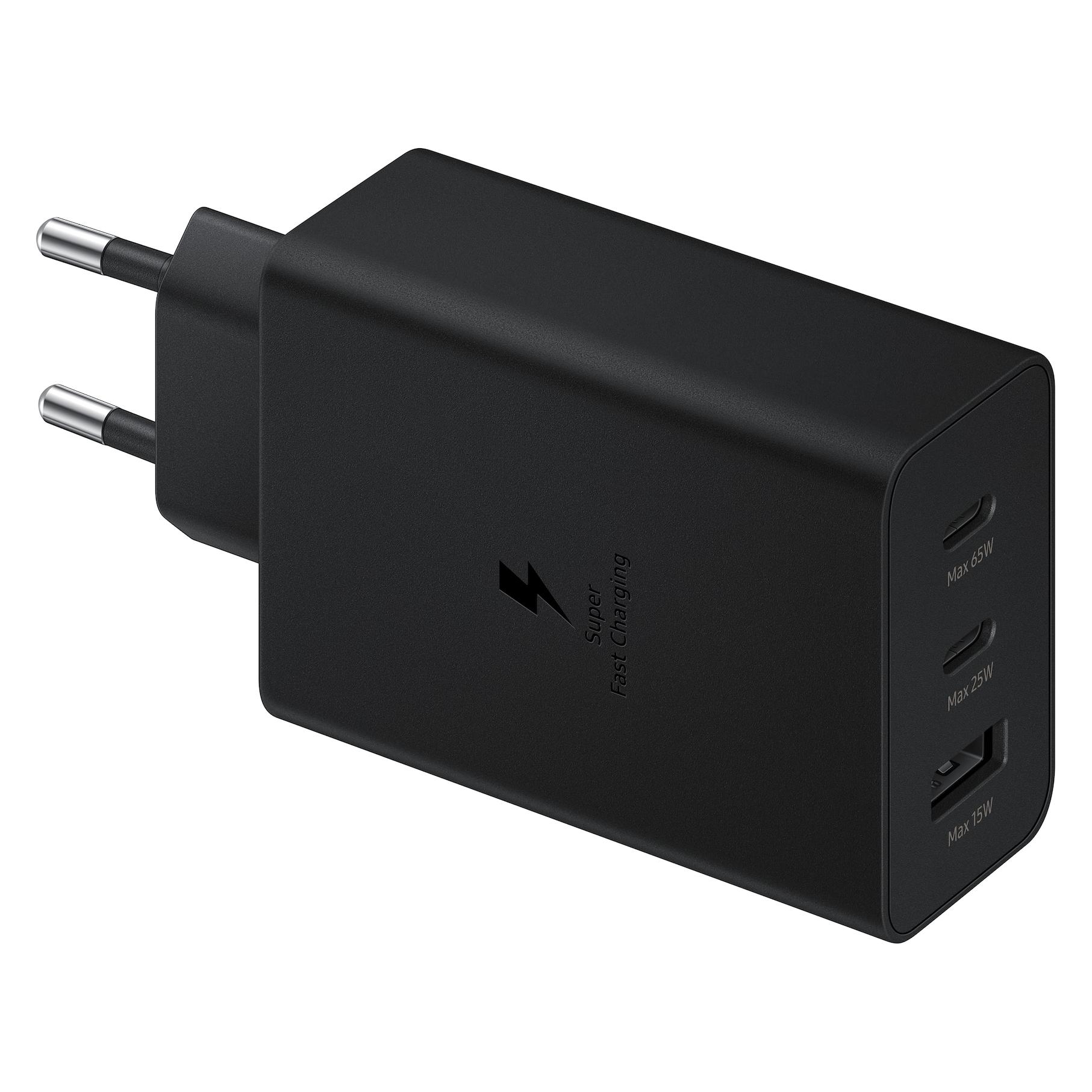 Samsung PD Power Adapter Trio (65 W, 3 Ports) (EP-T6530NBEGEU)