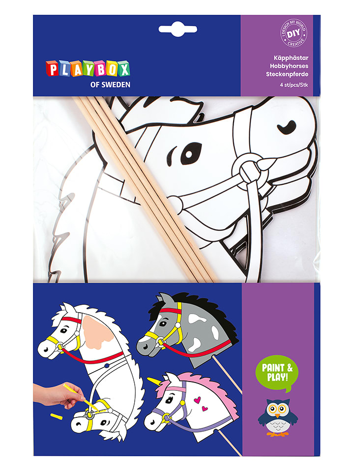 Playbox Bastelset "Steckenpferde" - ab 3 Jahren - onesize