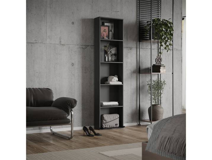 Vicco Kleiderschrank Elmo, Anthrazit, 50 x 200 cm (1-St)