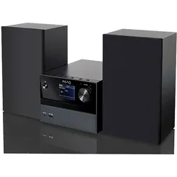 PEAQ PMS 320-1 Micro Hi-Fi System (Schwarz)