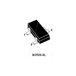 ESDA6V1L - 2-fach Transil ESD-Schutz-Array, 5,25Vrm, 300W, SOT-23-3L