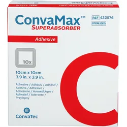 Convamax Superabsorber Adhäsiv 10x10 cm 10 ST