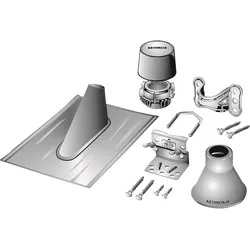Kathrein Montageset ZTS 160 für 60mm-Masten (Diverse), TV Zubehör, Schwarz, Silber