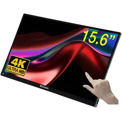 Verbatim 32238 Computerbildschirm 39,6 cm (15.6") 3840 x 2160 Pixel 4K Ultra HD LCD Touchscreen Schwarz