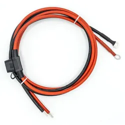 WATTSTUNDE BAKA20/BAKA04 Batterieanschlußkabel mit 15A Sicherung, 6mm2