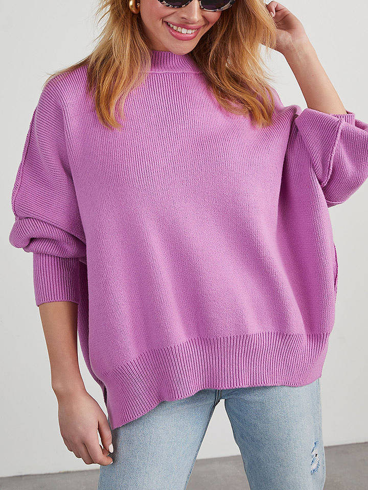 Milan Kiss Pullover in Lila - L