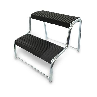 Proplus Doppeltrittstufe schwarz für Wohnwagen/Wohnmobil [Hersteller-Nr. 360822]