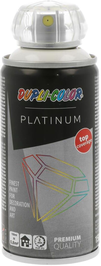 european aerosols DUPLI-COLOR Platinum weiss glanz, 150 ml