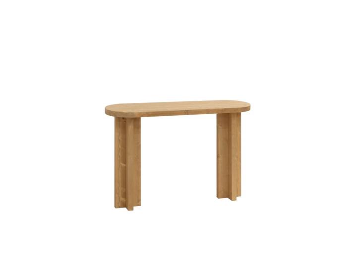 Console en bois de sapin marron clair 120x80cm