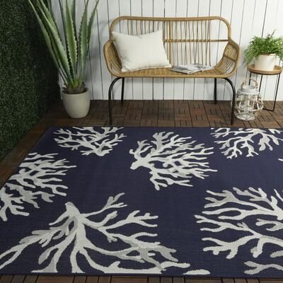 Balta Rugs Kaito Coastal Coral Indoor/Outdoor Area Rug