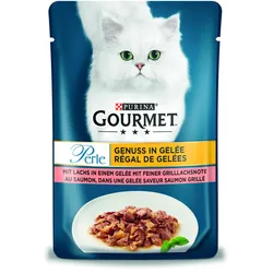 Gourmet Perle Genuss in Gelee mit Lachs 26x85 g