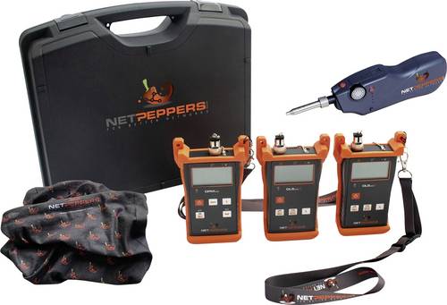 NetPeppers LWL Experten-Kit Glasfaserprüfgerät