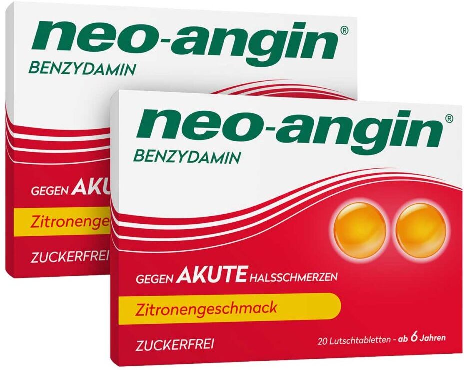 Neo Angin Benzydamin akute Halsschmerzen Zitrone