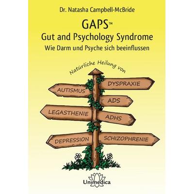 GAPS – Gut and Psychology Syndrome, Gebundene Ausgabe von Natasha Campbell-McBride, Unimedica, ein Imprint des Narayana Verlags, 978-3-944125-48-0