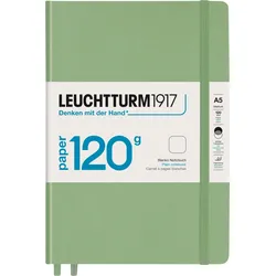 Edition 120 Notizbuch A5, 203 Seiten, salbeigrün, 120 g/m2