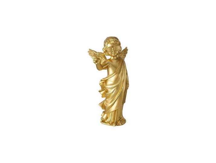 Dekofigur BOLTZE Boltze Dekofigur Goldiva , gold, B:20cm H:50cm, Dekofiguren, Dekofigur