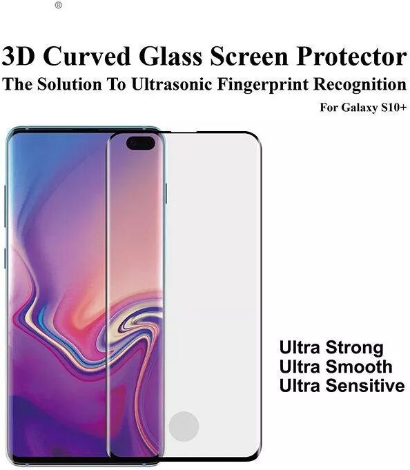 INF Displayschutz für Samsung Galaxy S10 Plus gehärtetes Glas