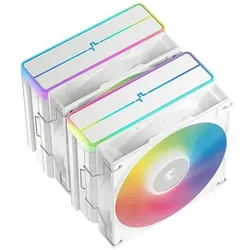 Deepcool "K Cooler AG620 White ARGB V2" (161 mm), CPU Kühler, Weiss