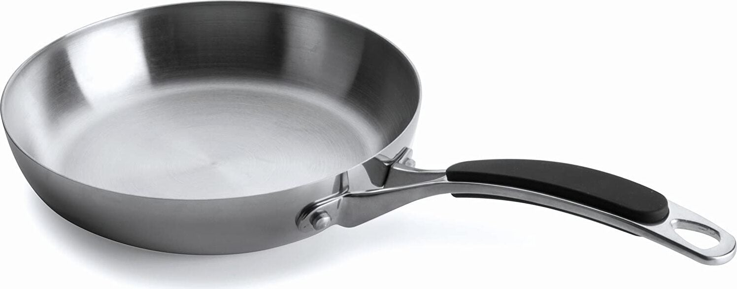 Lacor Trimetal Drielaagse Metalen Koekenpan, Grijs, 24 cm