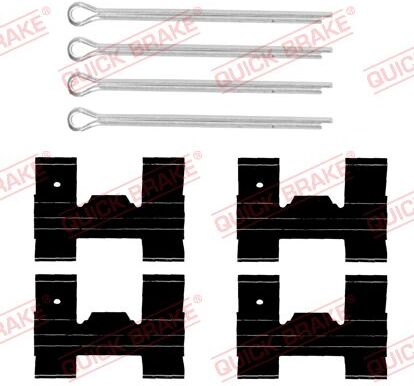 Quick Brake Zubehörsatz, Scheibenbremsbelag 1090951