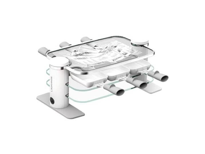 LAGRANGE, Transparence® Raclette-Gerät, 6 Personen, 750 W, 079622 PFAS-freie Keramik-Pfannen
