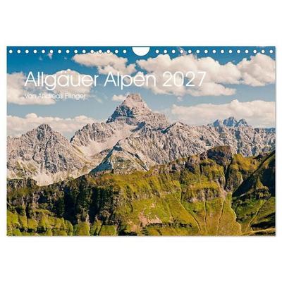 Allgäuer Alpen 2027 (Wandkalender 2027 DIN A4 quer), CALVENDO Monatskalender