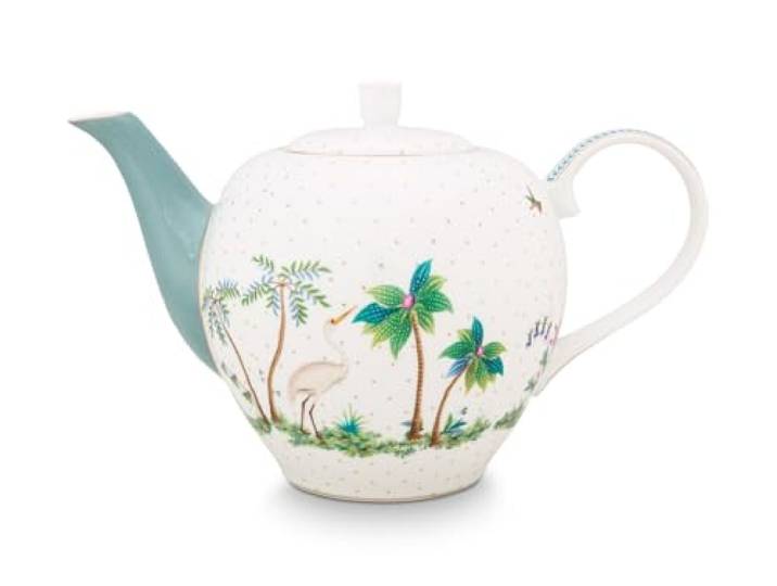 Pip Studio Jolie Dots Gold Teekanne Gross 1,6 l