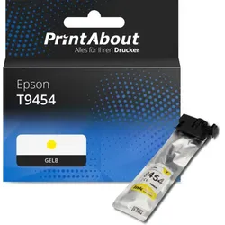 Druckerpatrone kompatibel mit Epson T9454 - Gelb - Hohe Kapazität