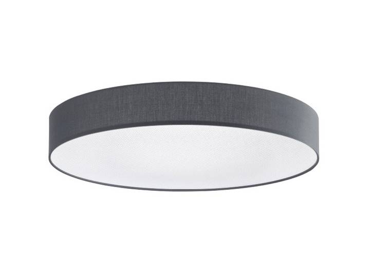 Deckenlampe Noad anthrazit Metall/ Stoff B 60 cm - LED - Lichtfarbe: Neutralweiss - LED Energiesparlampen