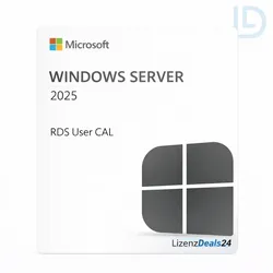 Microsoft Windows Remote Desktop Services 2025 | 10 User CALs | RDS Zugriffslizenzen