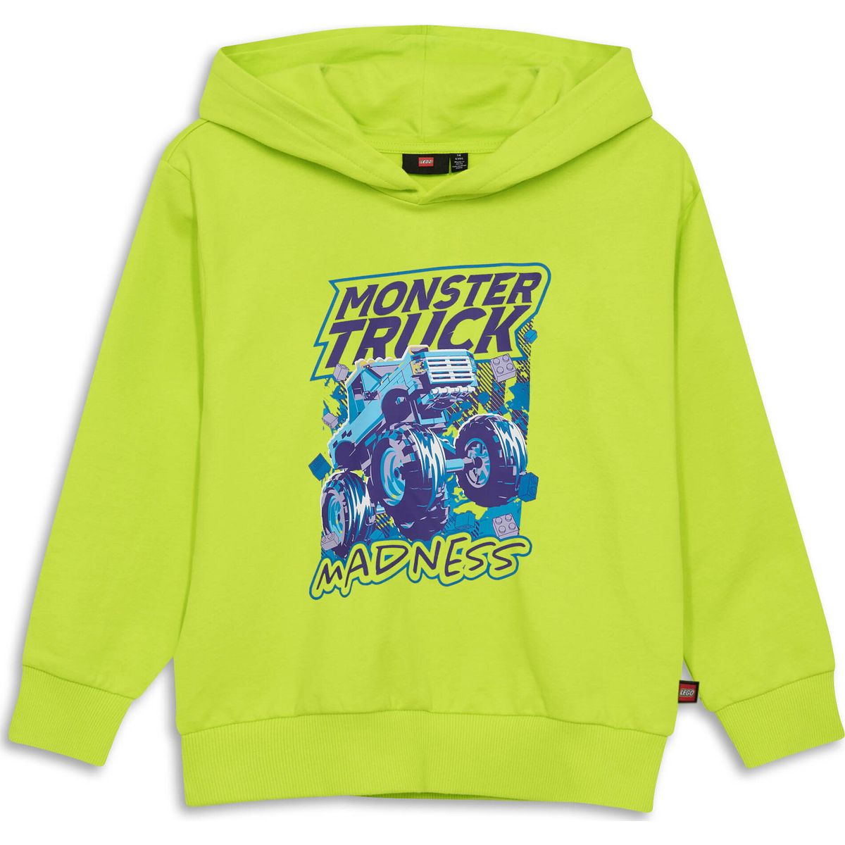 LEGO® kidswear LEGO CITY HæTTETRøJE – LWSAKU 608 LIME GREEN (836) 104 60-1101-924-836-104