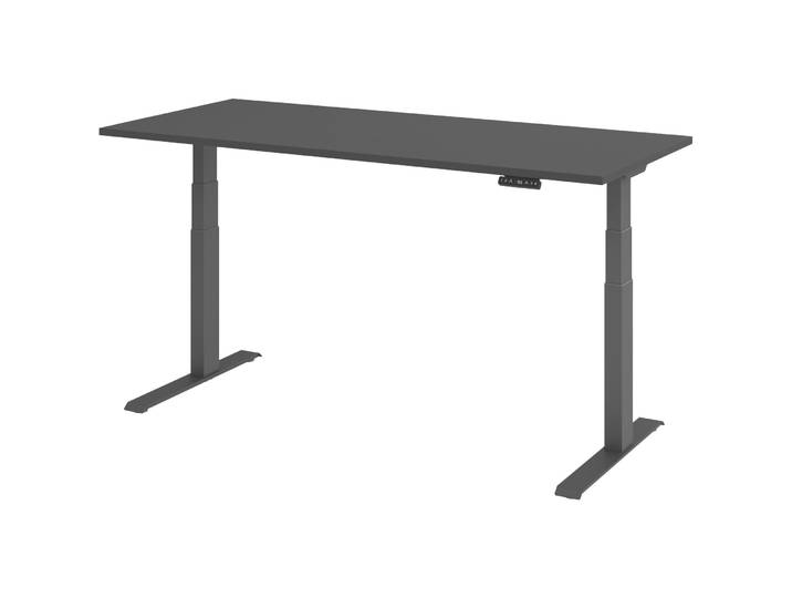 Schreibtisch Office basic Graphit elektrische Höhenverstellung 180 x 80 cm - Schreibtisch