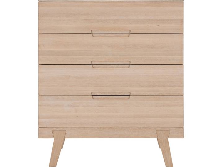 Kommode Lund eiche Eiche Massivholz B 90 H 106 cm